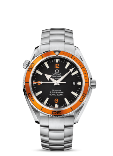 Omega Seamaster Planet Ocean 600M Co-Axial 42 Stainless Steel / Orange / Bracelet